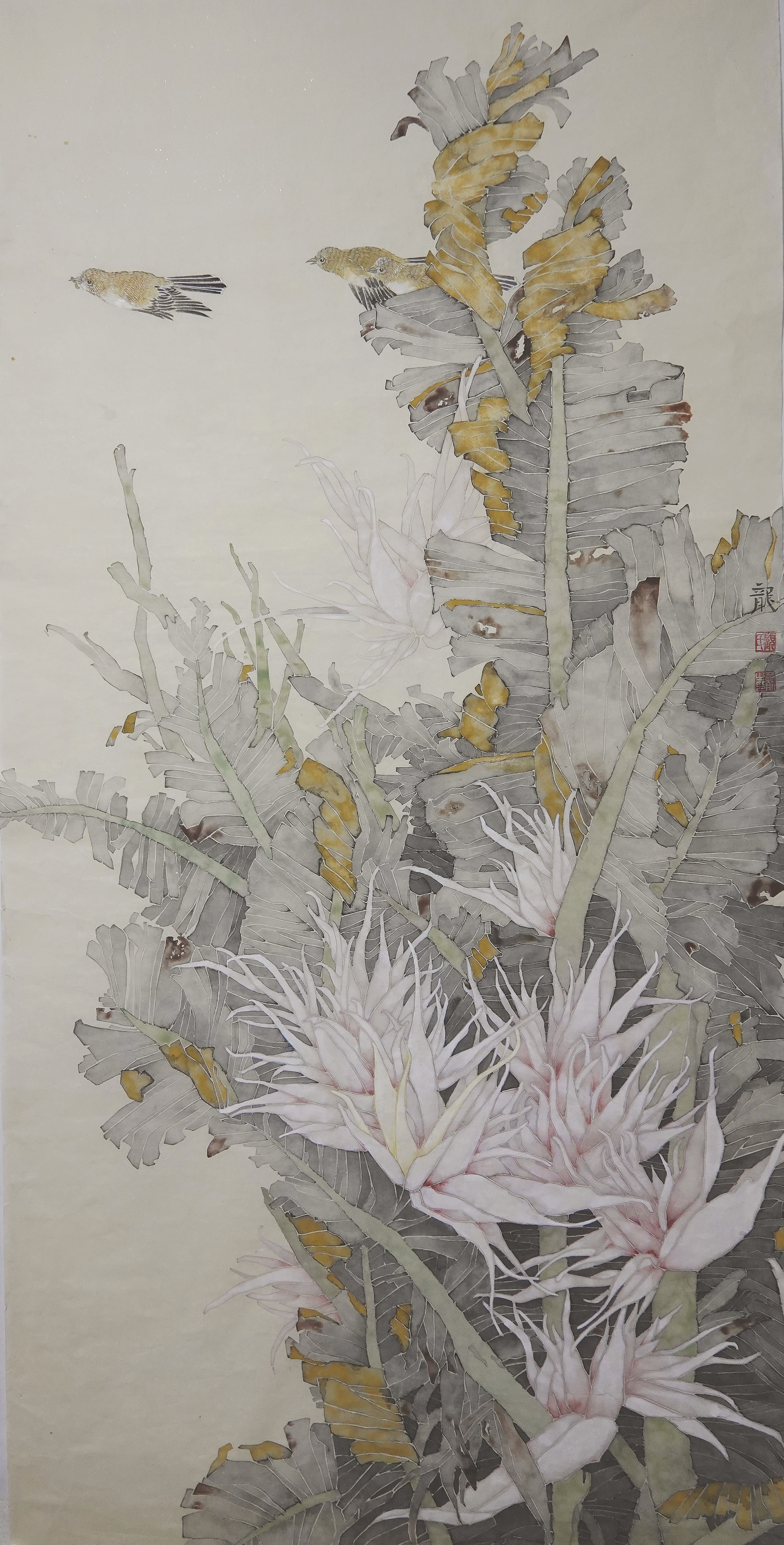 顾龙《生息》138cmx69cm.jpg