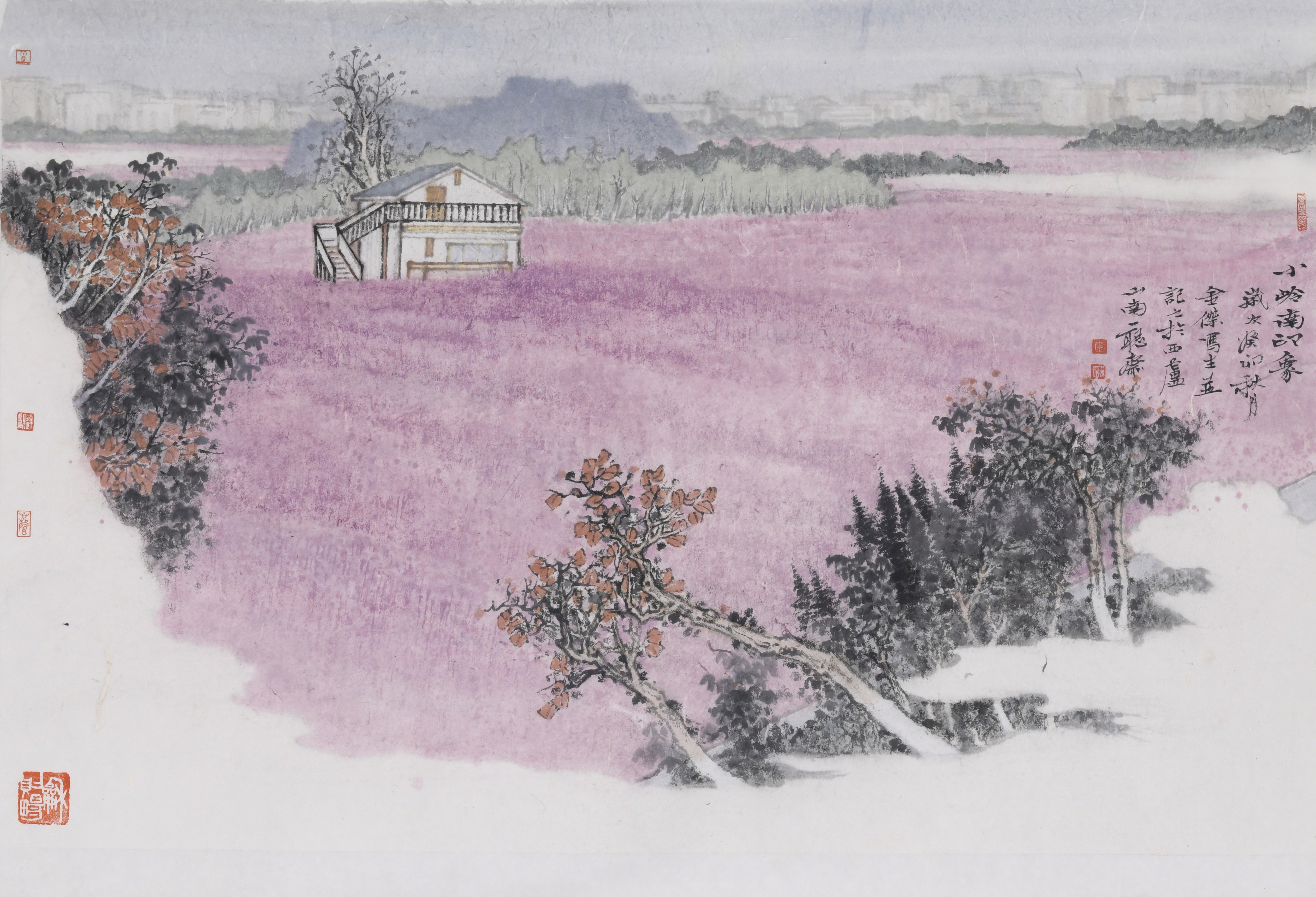 金杰《小岭南印象》68X46cm国画.jpg
